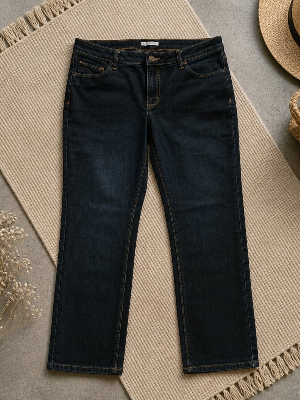 Lee Women's Jeans Size 18 Perfect Fit Blue Denim